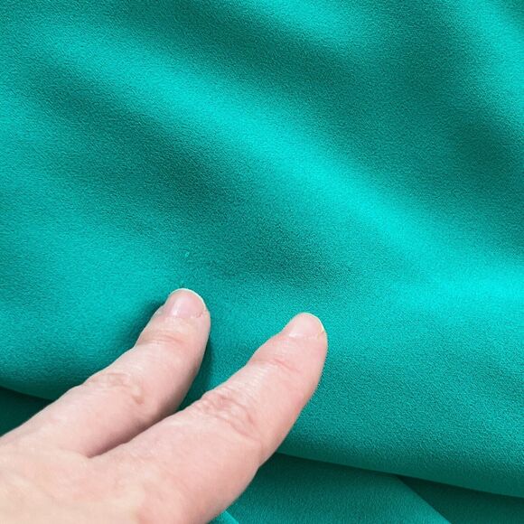 Vintage Herman Marcus Dress – 1970s Teal Pleated Midi Dress - Picture 10 of 14